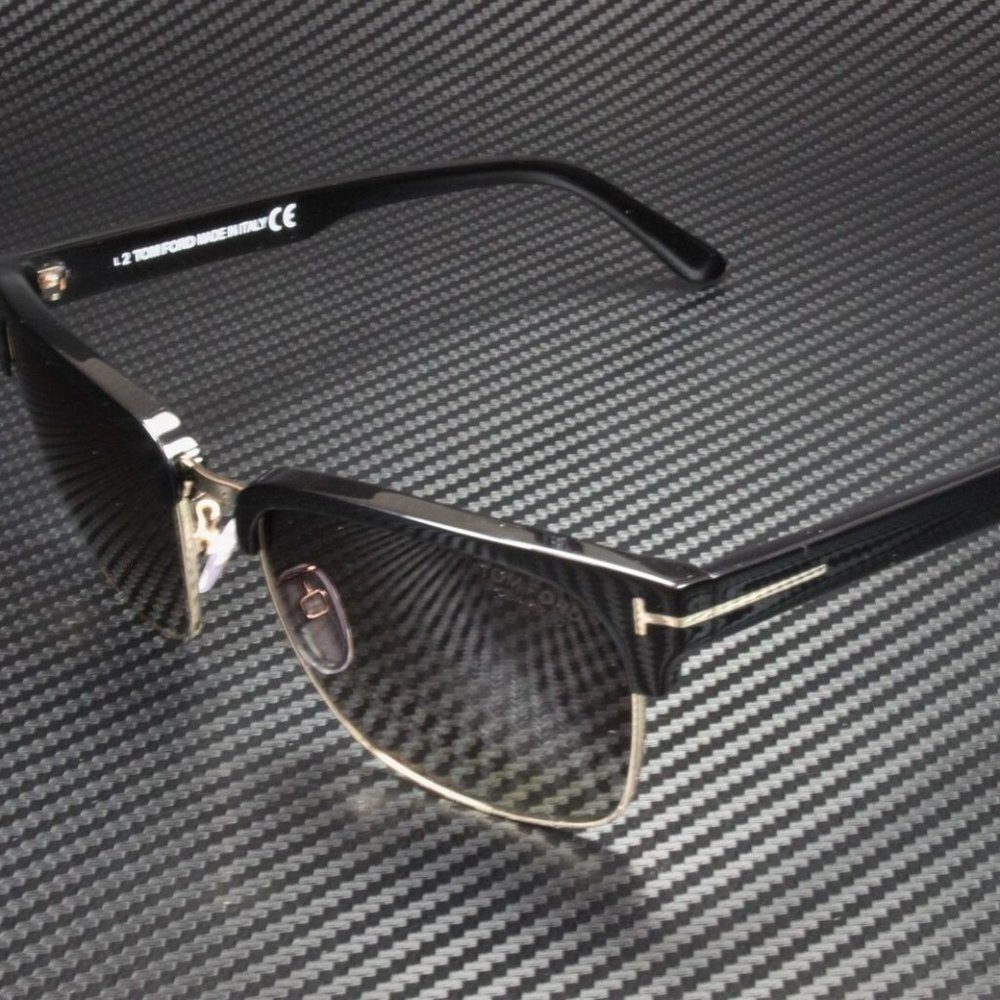 Tom Ford Polarized Men's Black Sunglasses